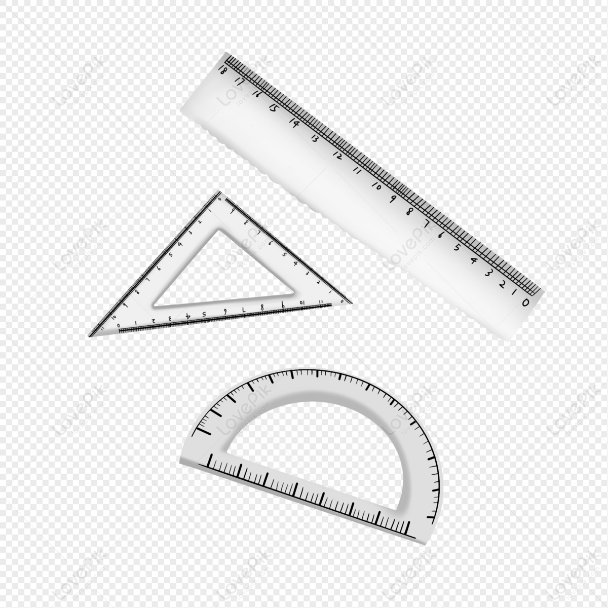 Bộ 3 thước đa dụng